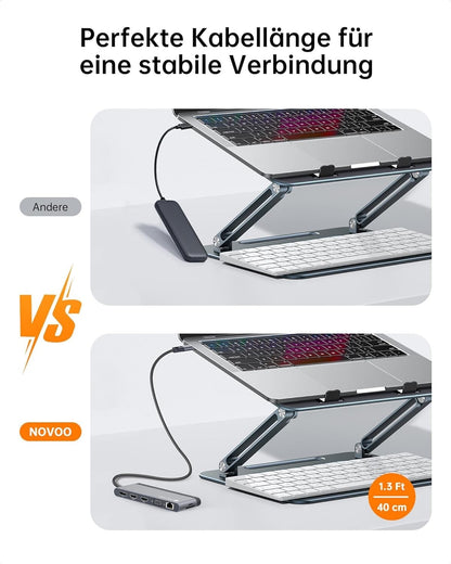 USB-C Dockingstation 14-in-1 4K@120Hz DP 2xHDMI 4K@60Hz VGA PD 100W
