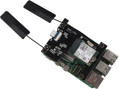 ZP590B PCIe WiFi7 Adapter für Raspberry Pi 5 M.2 E-Key TPU