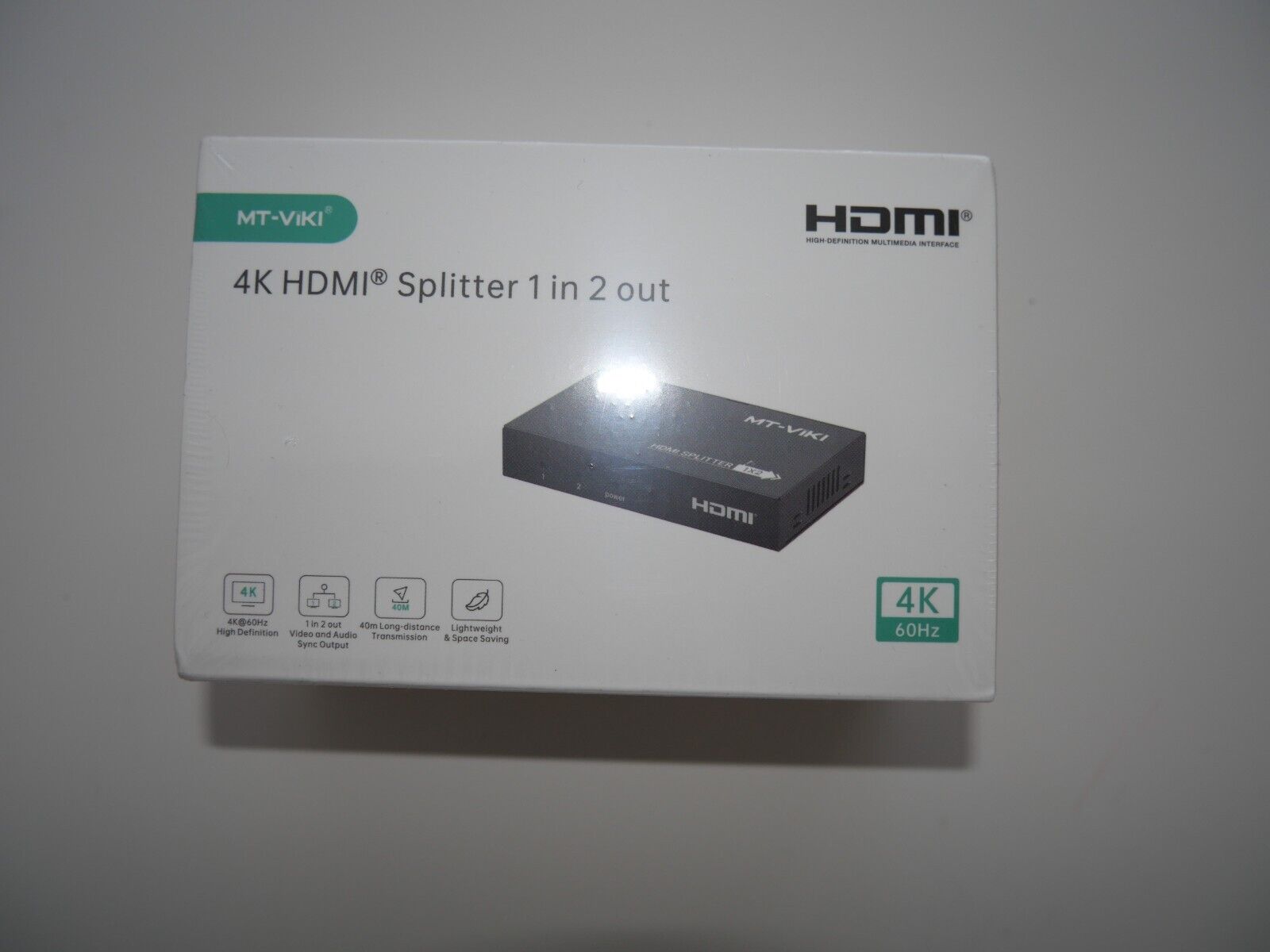 MT-VIKI 4K60Hz HDMI Splitter 1 in 2 Out Gleichzeitig