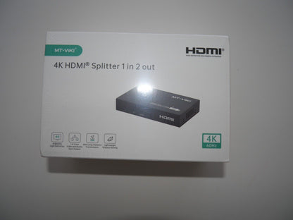 MT-VIKI 4K60Hz HDMI Splitter 1 in 2 Out Gleichzeitig