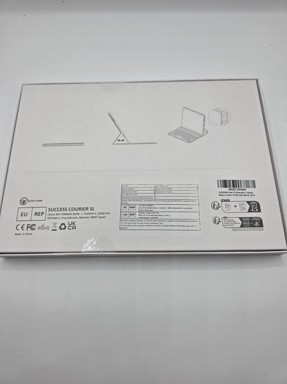 iPad 10/11 Gen 2025 Tastaturhülle QWERTZ Magnetisch Grau