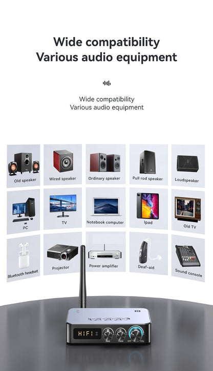 M9 Pro BT5.1 Audio Empfänger & Sender – Vielseitiger Wireless Musik Adapter