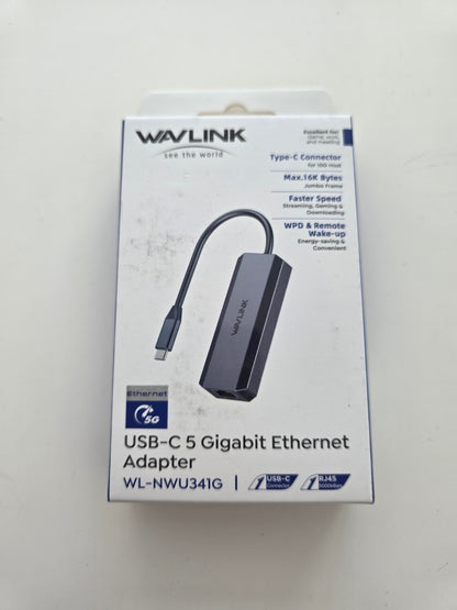 USB C LAN Adapter 5Gbit/s RJ45 Gigabit für MacBook iPad Windows