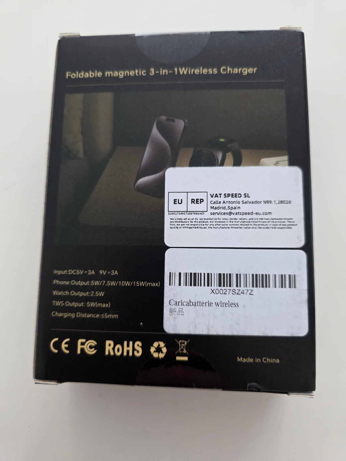 3-in-1 Faltbare MagSafe Ladestation – Kompakt & Leistungsstark!