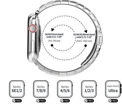 Metall Armband Kompatibel Apple Watch Armband SE 40mm 41mm 38mm für Damen Frauen