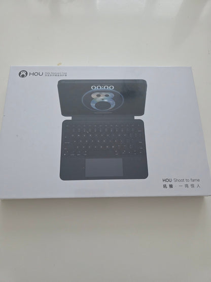 iPad 9/8/7 Gen 10.2" Tastatur Hülle 360° Drehbar Trackpad QWERTZ Schwarz