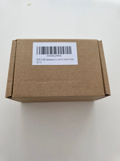 ZC502 Aluminium Gehäuse für Raspberry Pi 5 kompatibel mit PCIe NVMe WiFi7