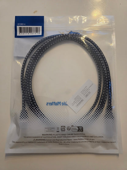 USB-C zu Gigabit Ethernet Kabel 1,8m Thunderbolt 4/5