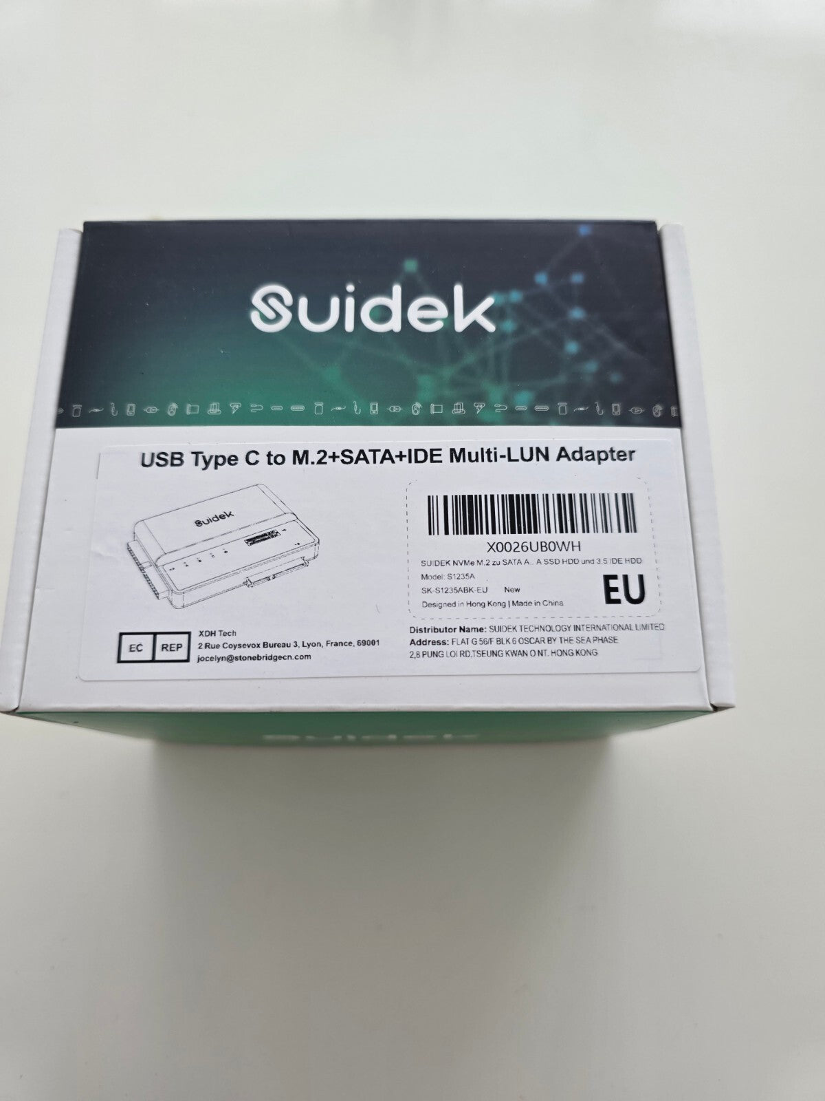 NVMe M.2 zu SATA/IDE Adapter USB 10Gbps SSD Gehäuse