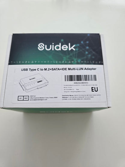 NVMe M.2 zu SATA/IDE Adapter USB 10Gbps SSD Gehäuse