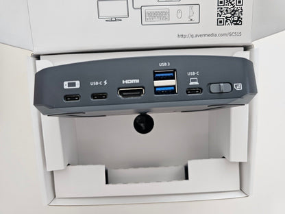 AVerMedia Steam Deck Dock mit HDMI 4K@60Hz, USB-C-Laden, Bildschirmspiegelung, V