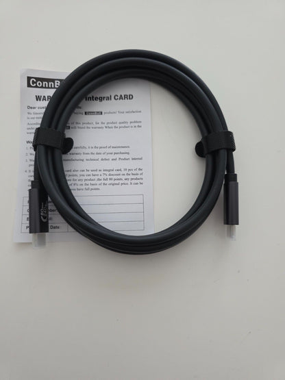 Thunderbolt 5 Kabel 1,8m, 240W Ladekabel 80Gbps Datenkabel, 16K/8K Display USB C
