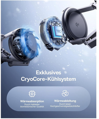 3-in-1 22.5W Kabelloses Ladegerät mit TEC Cooling für iPhone/Watch/AirPods