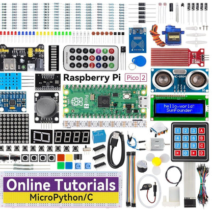 Raspberry Pi Pico 2 Newton Lab Starter Kit, RP2350 Dual-Core 150MHz 520KB RAM 4M