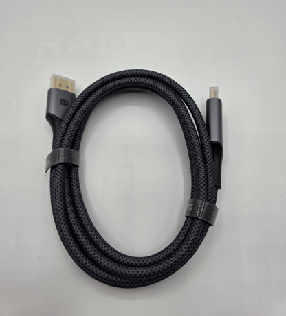 8K DisplayPort 1.4 zu HDMI 2.1 Kabel 2 Meter Aluminium HDTV für Laptop TV Kamera