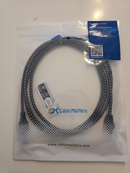 USB-C zu Gigabit Ethernet Kabel 1,8m Thunderbolt 4/5