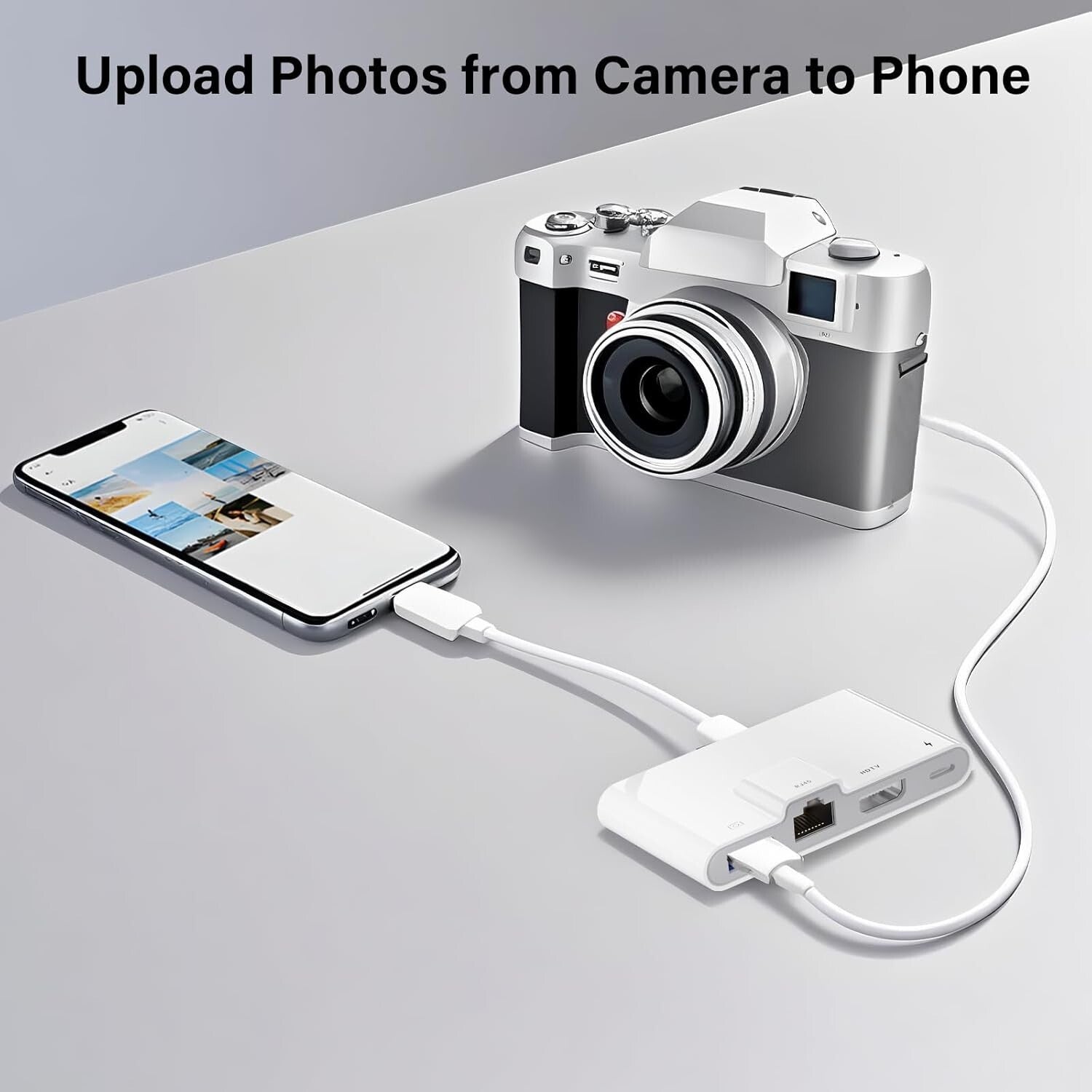 4-in-1 Lightning HDMI/USB/Ethernet Adapter für iPhone/iPad