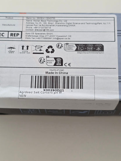 5-in-1 pH & Salzmessgerät für Pool, Aquarium, Hydroponik Neu