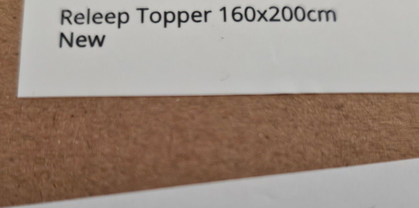 Topper 160x200cm - 7,5cm Höhe Zwei Härtegrade H3&H4 Memory Foam Matratzen Topper