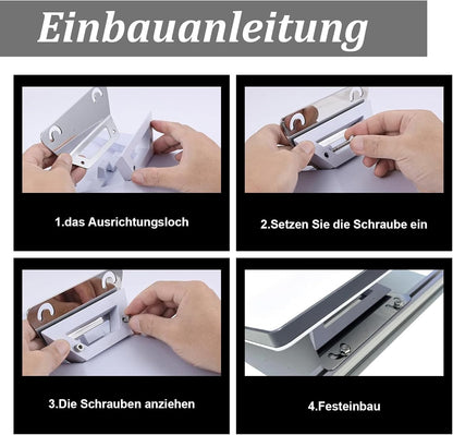 Starlink Mini V4 RV-Dachhalterung 22-28mm Metall Silber