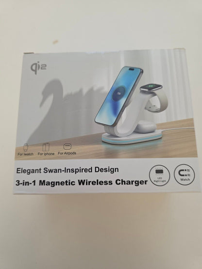 3in1 Mag-Safe Ladestation für iPhone 16 & Apple Watch