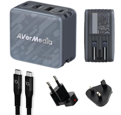 AVerMedia Capture-Karte für Streaming, 1080p60 HDMI, Tragbares Ladegerät für Nin