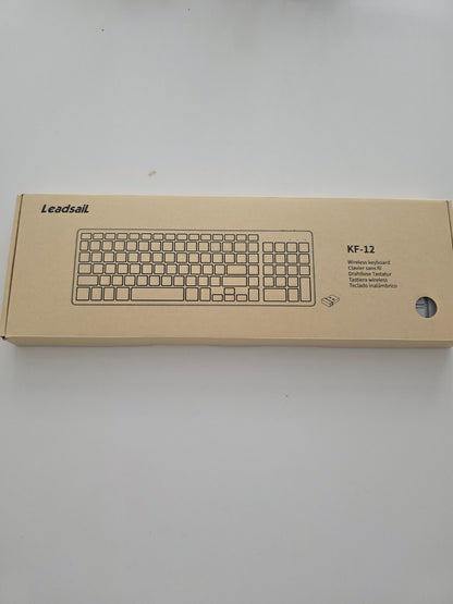 2,4GHz Kabellose QWERTZ Tastatur Kompakt Flüsterleise Silber
