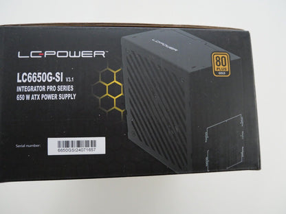 Integrator - Pro 650W ATX V3.1 Netzteil - 80 Plus Gold OCP OPP SCP SIP UVP