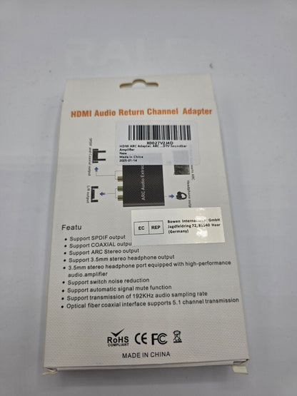 HDMI ARC Adapter – Audio Extractor mit SPDIF, Coaxial, RCA & 3.5mm Ausgang