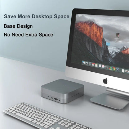 12-in-1 Typ C Hub mit Festplattengehäuse SD-/TF-Speicherkartenleser für Mac Mini