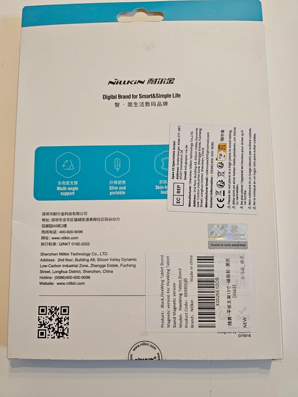 Magnetisch Snap Tablet Ständer, Ultradünn, Faltbar und Verstellbarer Leder ständ