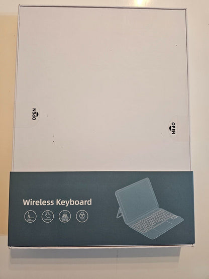 für Samsung Galaxy Tab S9 FE Tastatur Hülle, Hoch/Querformat, QWERTZ-Layout Bele