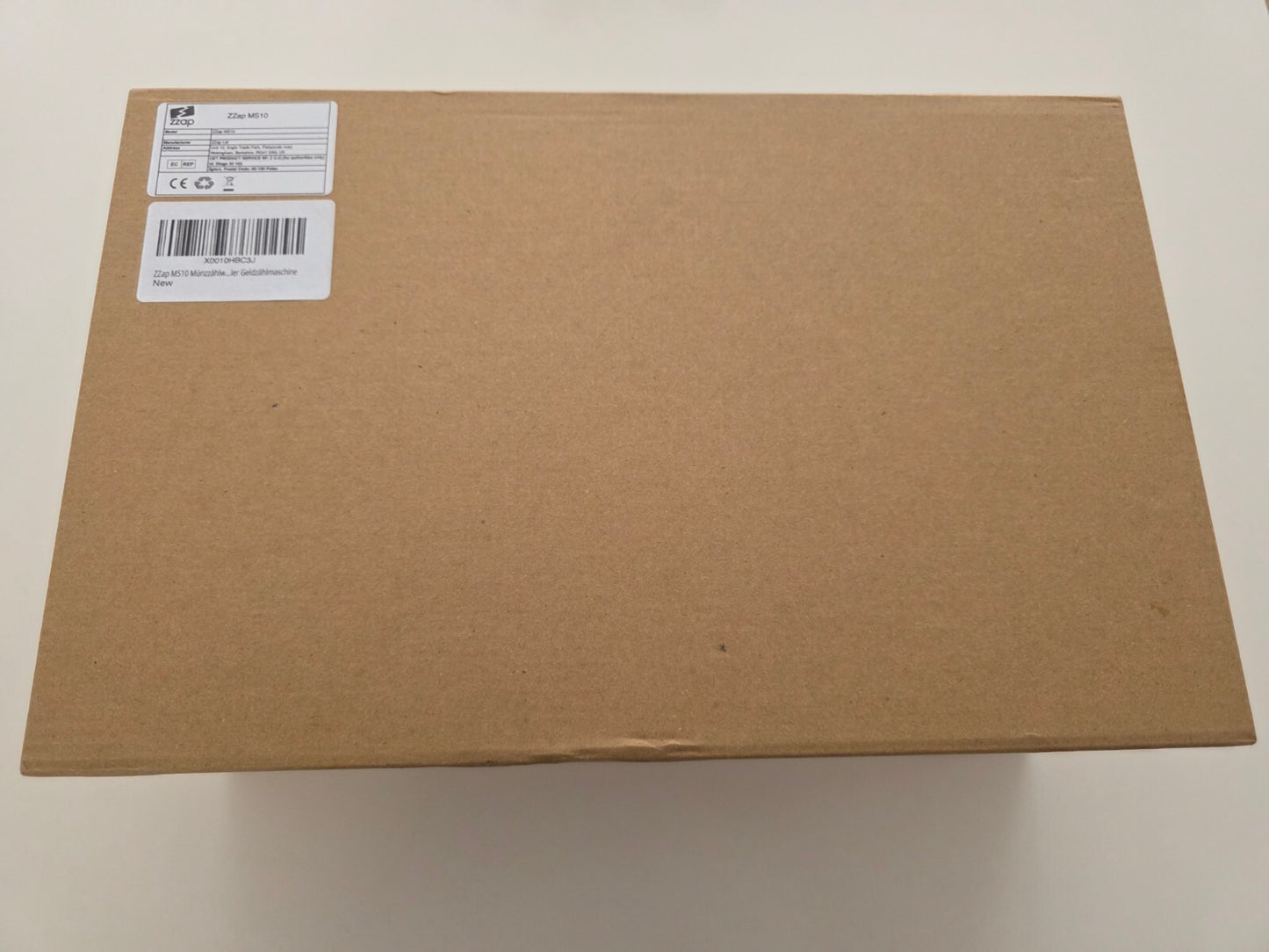 Münzzählwaage 3kg 5 Währungen Batterie/Netz USB-Export
