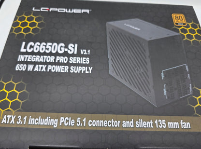Integrator - Pro 650W ATX V3.1 Netzteil - 80 Plus Gold OCP OPP SCP SIP UVP