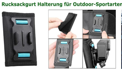 Actionkamera Zubehörset DT16 für GoPro Hero 13 12 11 10 9 Black