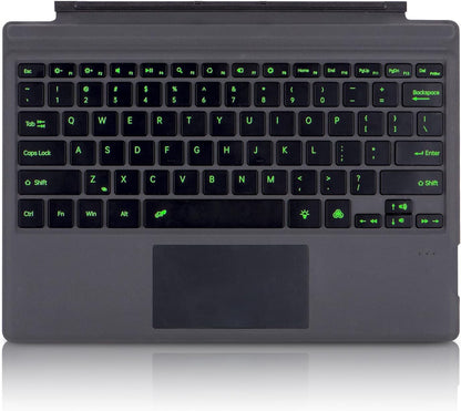 QWERTY Tastatur für Surface Pro 7+/7/6/5/4/3 Bluetooth Schwarz