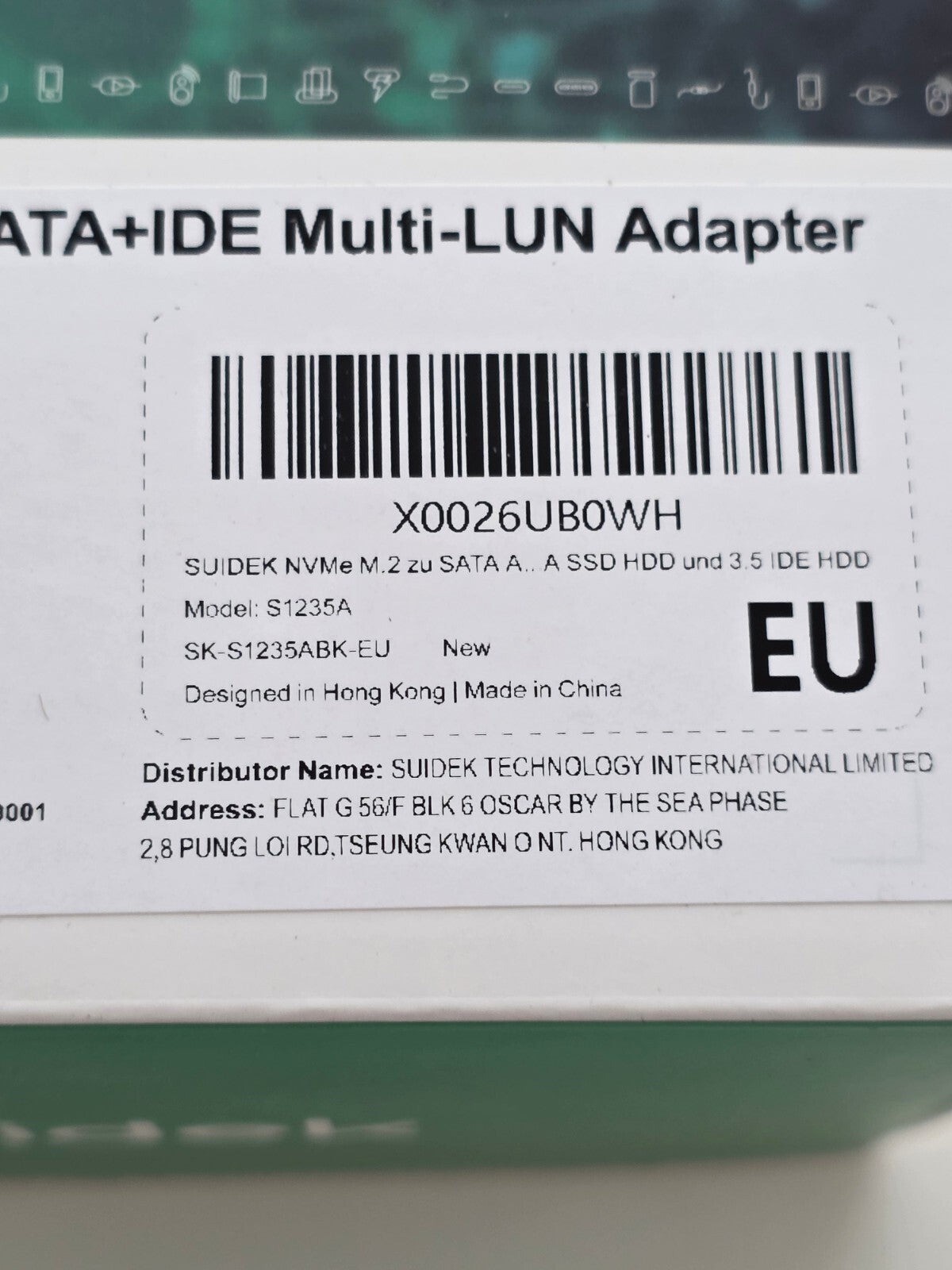NVMe M.2 zu SATA/IDE Adapter USB 10Gbps SSD Gehäuse