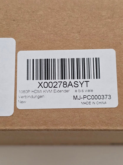 1080P HDMI KVM Extender über Cat 6/7/8 bis 150m, USB, IR, Audio, Loop-Out