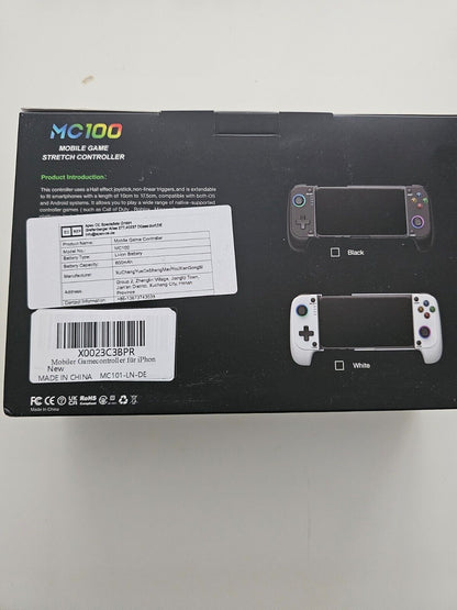 Gamecontroller für iPhone/Android mit Case Support, Hall-Effekt Joysticks Gamepa
