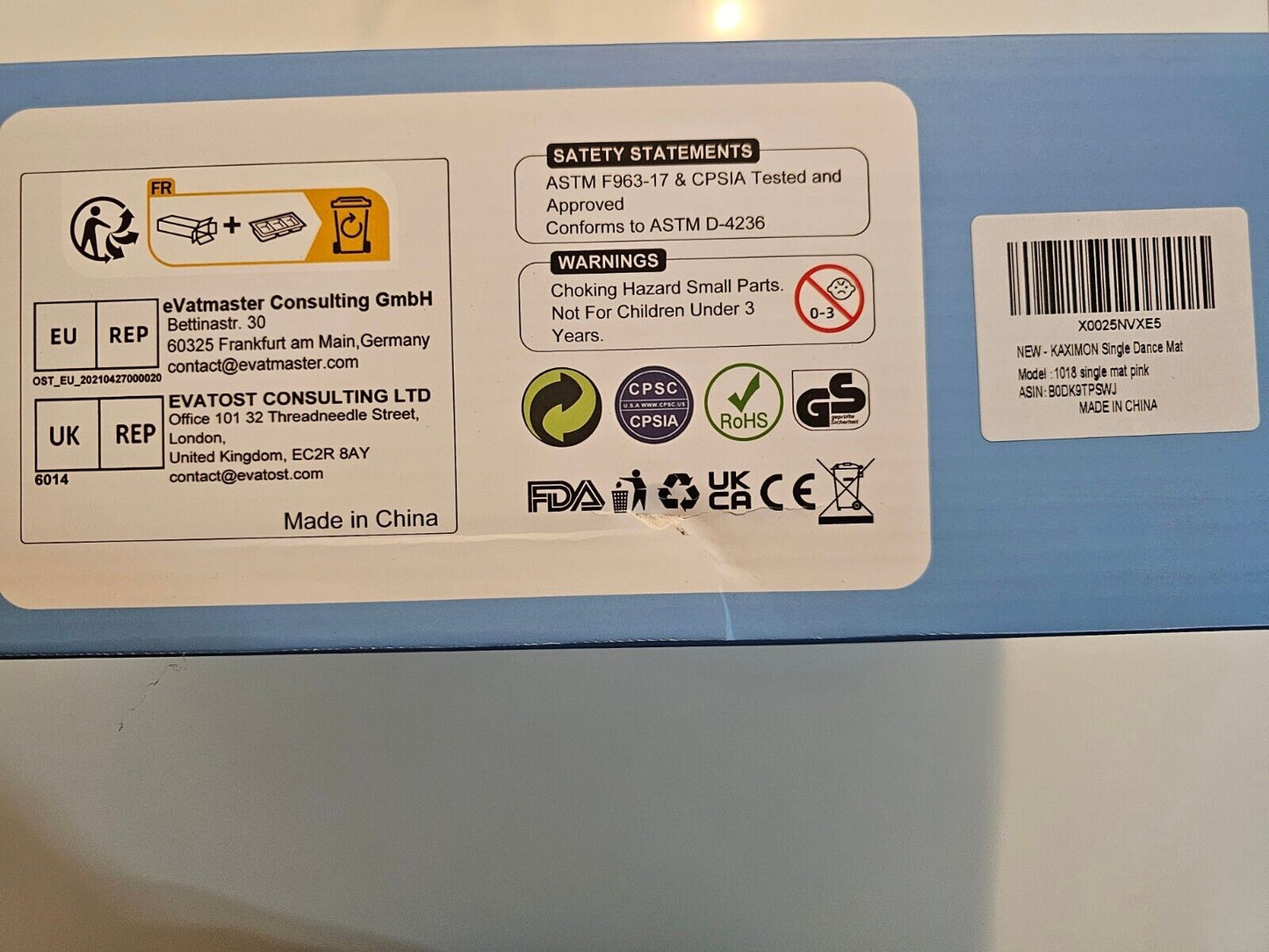 Einzel-Tanzmatte für Fernseher, rutschfeste Flanell-Tanzmatte Kung-Fu-Lernen