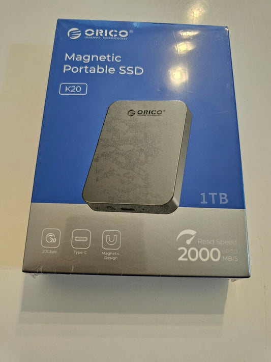 1 TB Magnetic External SSD, 4K ProRes HDR Record and Store, 2000MB/s Stable Tran