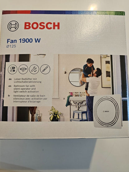 Bosch - Leiser Badlüfter 1900 W125 - mit Lichtschalteraktivierung
