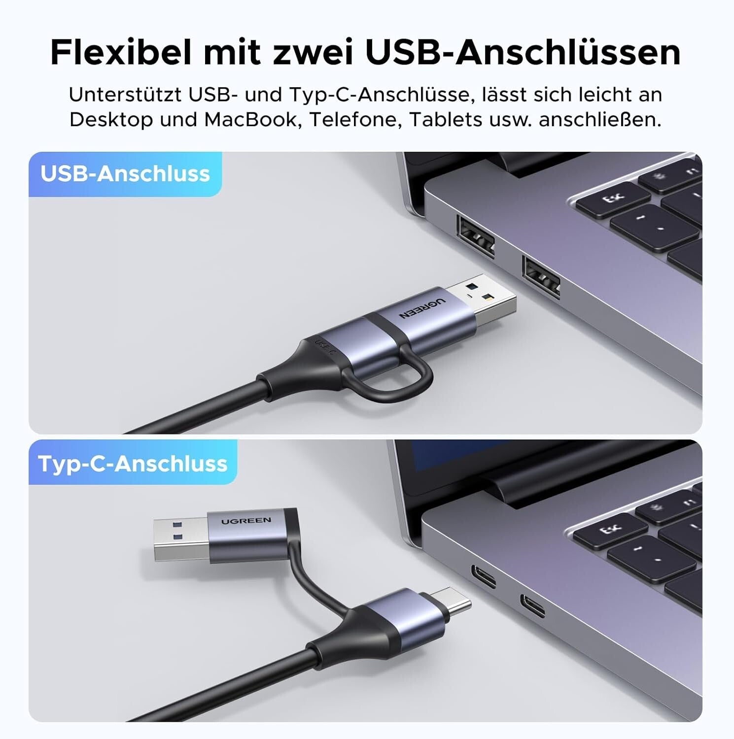 Video Capture Card HDMI auf USB-C/A 4K@30Hz 2K@30Hz Grabber