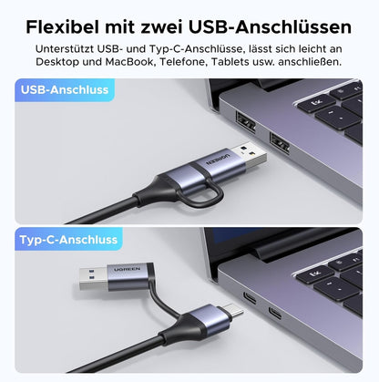 Video Capture Card HDMI auf USB-C/A 4K@30Hz 2K@30Hz Grabber