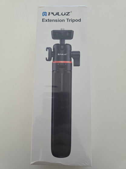 Mini Selfie-Stick Stativ 55cm, Kugelkopf, Kaltschuh bis 55 cm Länge