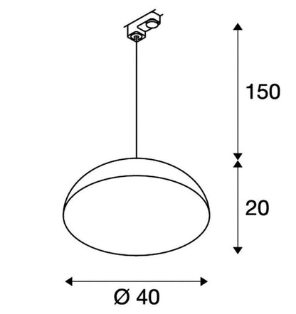3Phasen LED Stromschienenleuchte, Schienenleuchte, Schienensystem, Leuchte für W