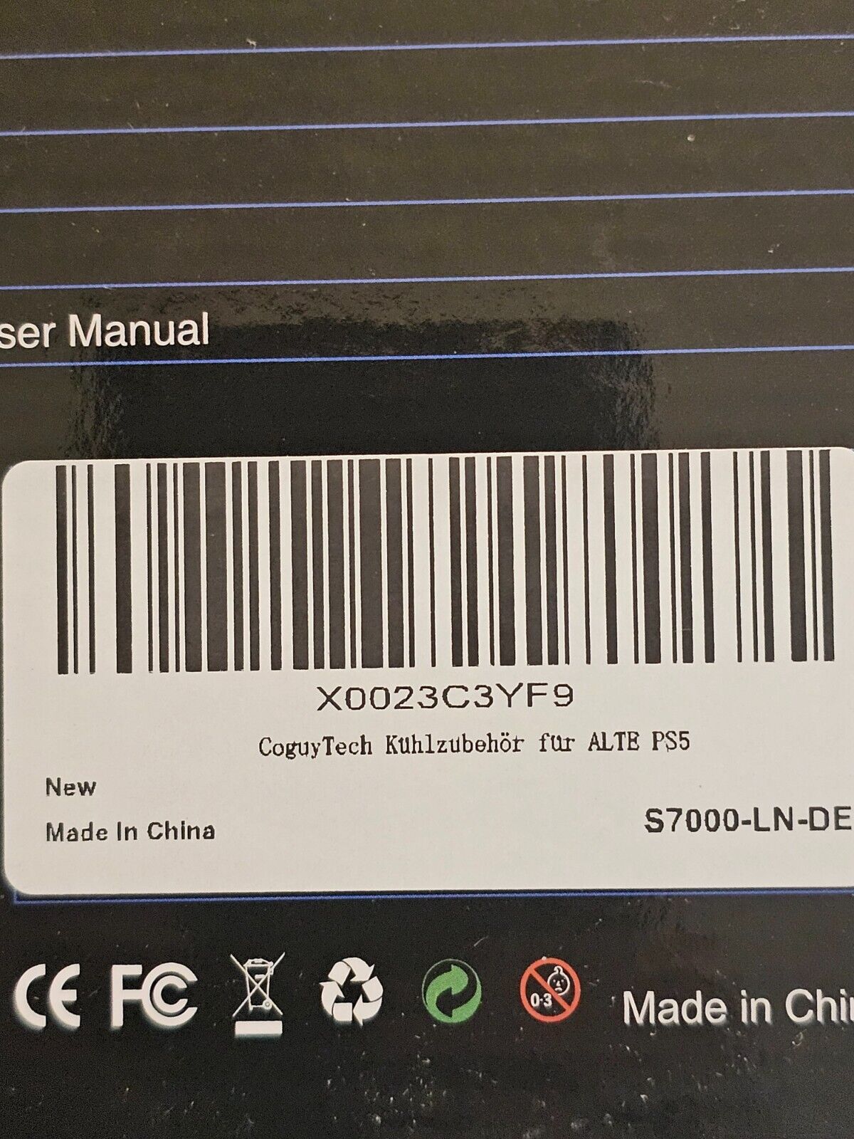 PS5 Ständer mit Automatisch Einstellbarer 3-Stufen-Lüfter für PS5 Controller Lad
