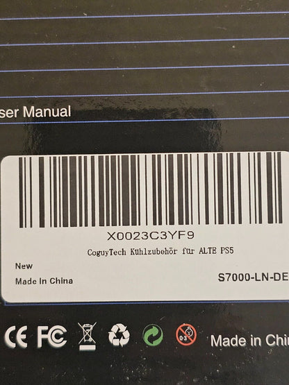 PS5 Ständer mit Automatisch Einstellbarer 3-Stufen-Lüfter für PS5 Controller Lad