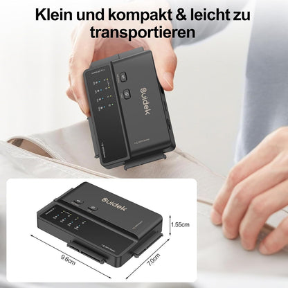 USB 3.0 IDE/SATA Adapter 5Gbps Offline-Klon 2,5"/3,5" HDD/SSD