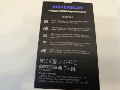 OBD2 Bluetooth Adapter, MUCAR DriverScan OBD2 Diagnosegerät Bluetooth Mit Vollsy